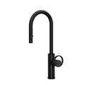 Rohl Eclissi Pull-Down Bar/Food Prep Kitchen Faucet With C-Spout - Less Handle EC65D1MB